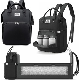 Baby Bag for Mom Baby Tote Shower Bag Nursing Baby Bag with Changing Station Baby Diaper Backpack Waterproof Large Capacity for Travel, Baby Registry Search, Newborn Essentials, Baby Shower Gifts