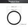 Othmro 10pcs Nitrile Rubber O-Rings, 38mm OD 33mm ID 2.5mm