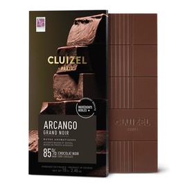 Michel Cluizel French Chocolate - 85% Cocoa "Grand Noir" Dark Chocolate, 70g/2.46oz. (5 Bar Pack)