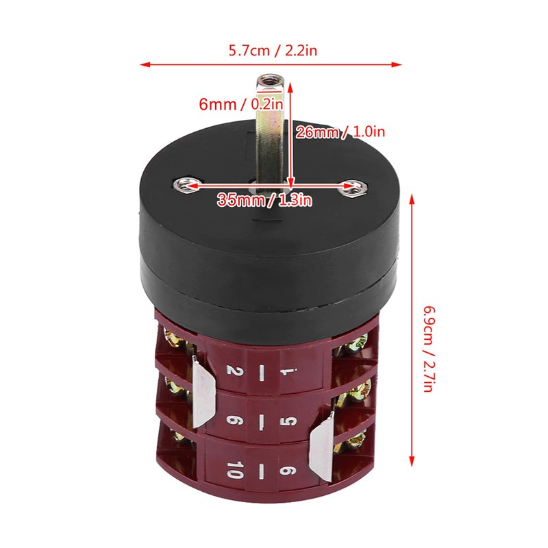 220V/380V 32A Tire Changer Forward Reverse Switch, Tire Changer Machine