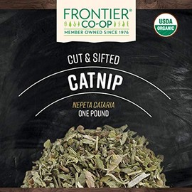 Frontier Co-op Catnip Herb, Cut & Sifted, Certified Organic, Non-irradiated | 1 lb. Bulk Bag | Nepeta cataria
