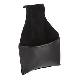 Billiard Chalk Holder Portable PU Bag Accessory Black, Hanging on Belt, Pocket Snooker Pool Accessory for Billiard Lovers 12 X 10cm