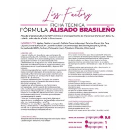 Lissfactory Alaciado Brasileño Lissfactory Keratina 1l