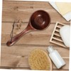 OHPHCALL Wooden Bath Scoop Water Pouring Spoon for Shower Sauna