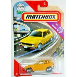 Matchbox '76 Honda CVCC #045 MBX '20 Highway Yellow VHTF!