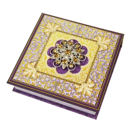 Punch Studio Design Accessory Purple 3.1 x 3.1 x 1.1 inches (8.0 x 7.9 x 2.7 cm)