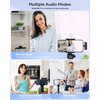 KUKIHO Wireless Lavalier Microphone, 2 Pack Mini Mic with Noise