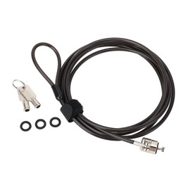 Laptop Cable Lock with 2 Keys Adjustable Length Flexibility Theft Prevention Laptop Security Locks for 6x2.5mm Lock Holes