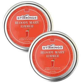 Stirrings 2 Pack Bloody Mary Cocktail Rimmer - Easy to Rim a Glass - Specialty Sugar and Salt Drink Rimmers