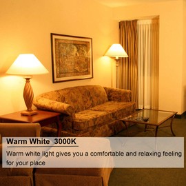 Vinaco E12 LED Bulb, 2 Pack E12 Candelabra Bulb 40 Watt Warm White 3000K, High Brightness 400LM & 25000+ Long Lifespan E12 Bulb, E12 Candelabra Base, Light Bulb Great for Ceiling Fan Light Bulb