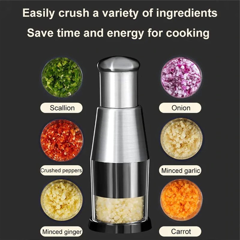 Pressed Garlic Chopper - Pressed Garlic Chopper - Garlic Crusher