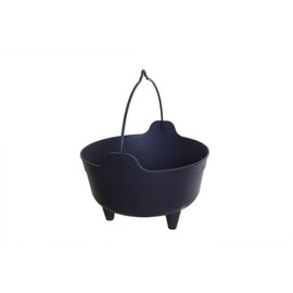 Whitefurze G13S25 10-inch Planting Cauldron - Black