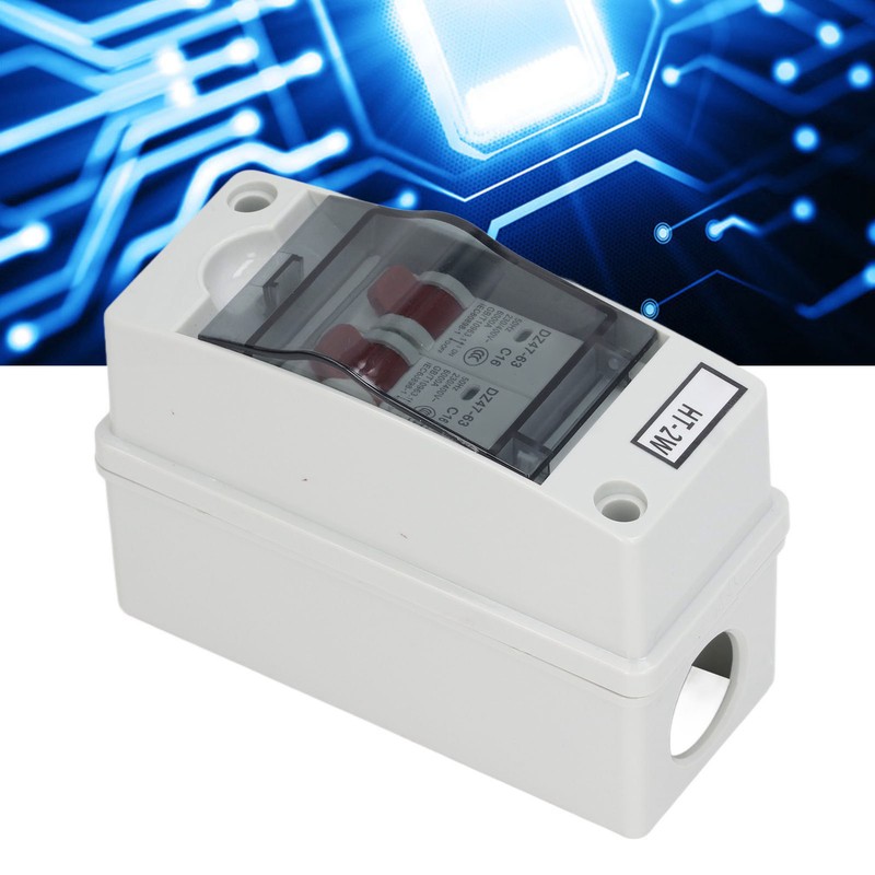 Miniature Circuit Breaker DZ47 63 16A 400V 2 Pole Waterproof