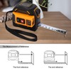 Laser Tape Measure High Accuracy ABS Housing Manganese Steel Digital