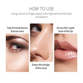 2 Pack PHOERA Body Luminizer, High Gloss Waterproof Body Luminizer Glitter Face Shimmer Moisturizer Lotion Tan Cream Foundation Makeup Bronzer(101 Rose Gold+103 Glistering Bronze)