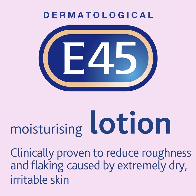 E45 Moisturising Lotion, Dermatologically Tested-Parfume Free,pack of 1x500ml