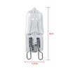 10Pcs G9 Base Halogen Light Bulb 120V 40W Lighting Replacement