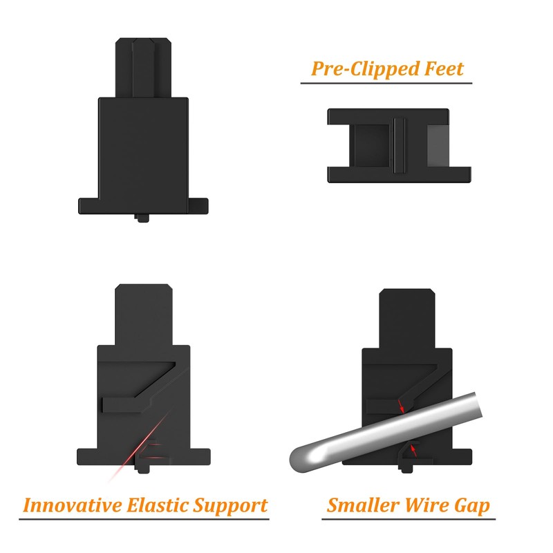 DUROCK Plate Mount Stabilizer V3, Innovative Pre-Clipped Stem for Minimum