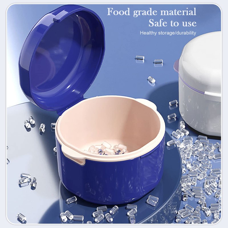Guador Denture Box Denture Box Denture Container Denture Brush Set
