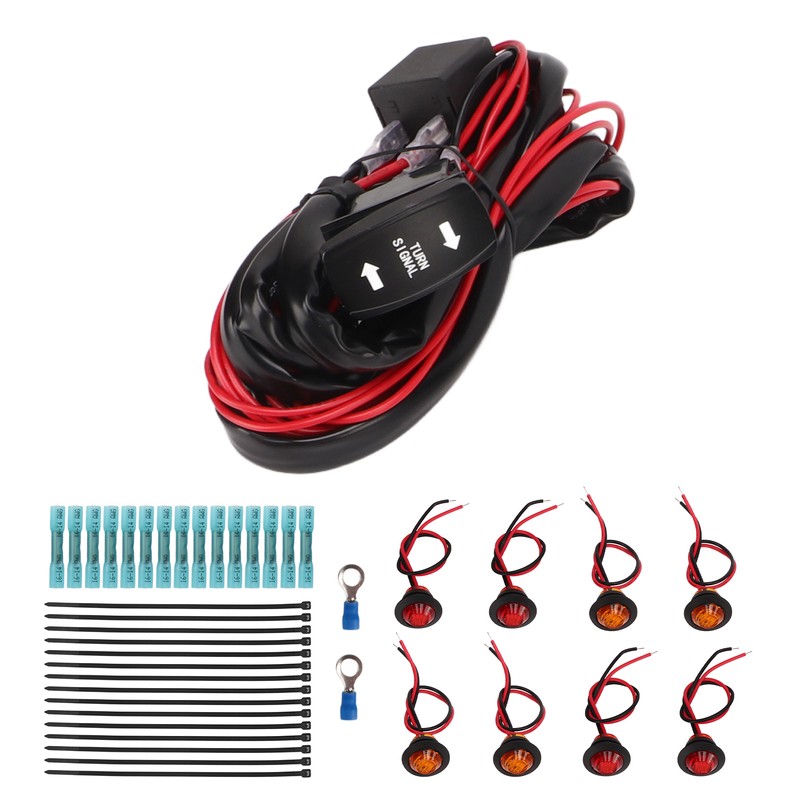 UTV Turn Signal Rocker Switch ATV Street Legal Lighting Kit