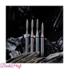 Diamond Drill Bit Bits Manicure Pedicure Nail "Flame " Blue