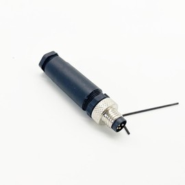 2Pcs M8 4Pin Male Connector, Unshielded Field Assembly Wireable Sensor IP67 A Code Straight Type Adapter 60V 4A AC/DC Industrial Circular Connector (Male)