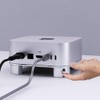 Mac mini M4 Stand, Built-in Cooling, Power Button Access, Aluminum
