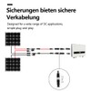 SolarHouse Solar Fuse Holder Connector 10A IP68 Waterproof 1000V Inline