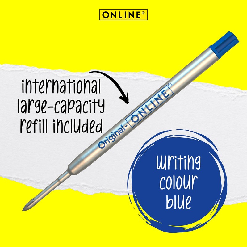Online ballpoint pen, retractable ball pen made out of aluminum,
