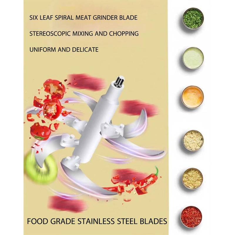 Aptovpvp 5L Food Processing Machine, 500w Powerful Electric Meat Grinder,