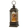 Eldnacele Angel Music Snow Globe Lantern with 6 Hour Timer,