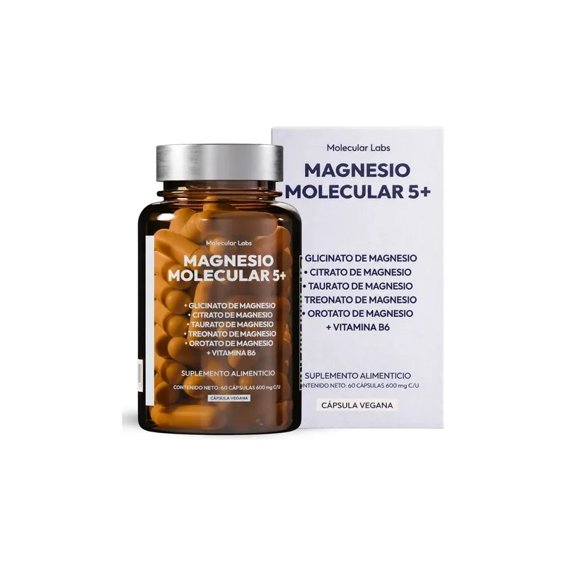Molecular Labs Magnesio Cápsulas 600 Vitamina Tipos