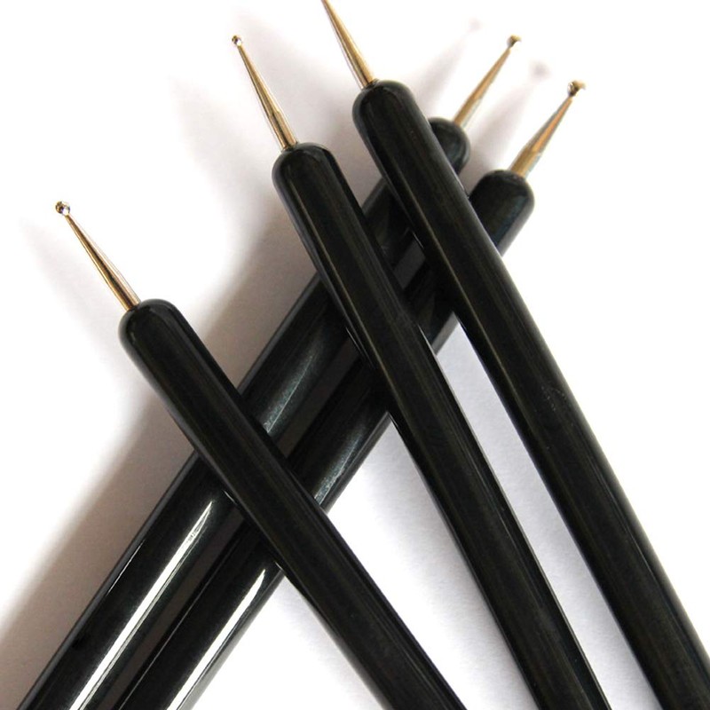 5 Pcs Embossing Tool,Embossing Stylus Set with Different Size Double,Mandala
