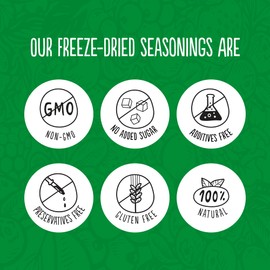 Garlic, Oregano, Parsley, Rosemary Bundle for Cooking – 100% Pure & Natural Freeze Dried Spices – All Natural Dried Herbs, Spices & Seasonings by Super Garden (3.74 oz; 4 pack)