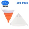 XYwax 100 Pcs Funnel Filter Paper Funnel Paint Strainer, 1