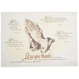 Hoffmaster 702023 Fashion Placemat, 14" Length x 10" Width, Four Faiths (Case of 1000)