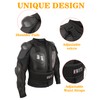 Kids Motorcycle Jacket Dirt Bike Gear,Motocross Spine Chest Protector Armor