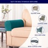 Subrtex Stretch Armrest Covers Spandex Arm Covers for Chairs Couch