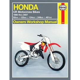 HONDA CR MOTOCROSS CR80, CR80RB, CR85R, CR85RB, CRI25, CR250R & CR500R MOTORCYCLE REPAIR SHOP & SERVICE MANUAL For Years 1996, 1997, 1998, 1999, 2000, 2001, 2002, 2003, 2004. 2005, 2006 & 2007 - NEW
