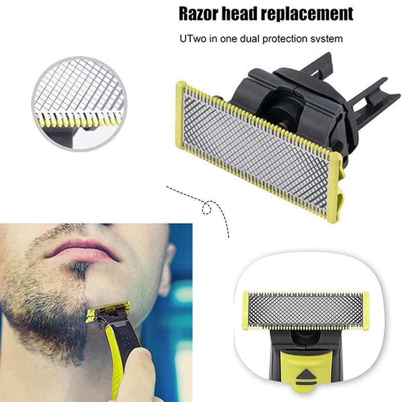 2pcs One Blade Replacement Head Suitable for OneBlade Razor, PIOGHAX