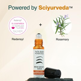 Nourish Mantra Eyebrow Growth Serum, Boost Regrowth for Longer, Thicker, Fuller-Looking Brows, Effective Enhancing Formula with Redensyl,Biotin & Peptides 10 ml