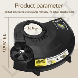 LIZEWEI 351122001 String Trimmer Guard Assembly Compatible with Ryobi P2008 P2008VNM Trimmer/Edger, Contain String Trimmer Line Cut-Off Blade Knife Cutter and AC80RL3 String Trimmer