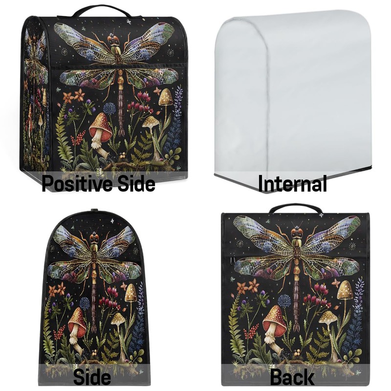 Kitchen Aid Mixer Cover Animal Dragonfly Flower Stand Mixer Cover