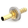 GASHER 10 Stück Messing Schlauch Barb Thru-Bulk Bulk Fitting 16mm"