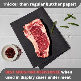 IDL Packaging Black Butcher Paper - 18" x 12312" (1026 ft) - Natural, Unwaxed, Food-Grade - BBQ & Grilling Paper for Meat & Fish
