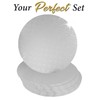 O'Creme Silver Wraparound Cake Pastry Round Drum Board 1/4 Inch