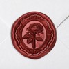 Wax Seal Stickers 50 PCS Rose Self Adhesive Wedding Invitations