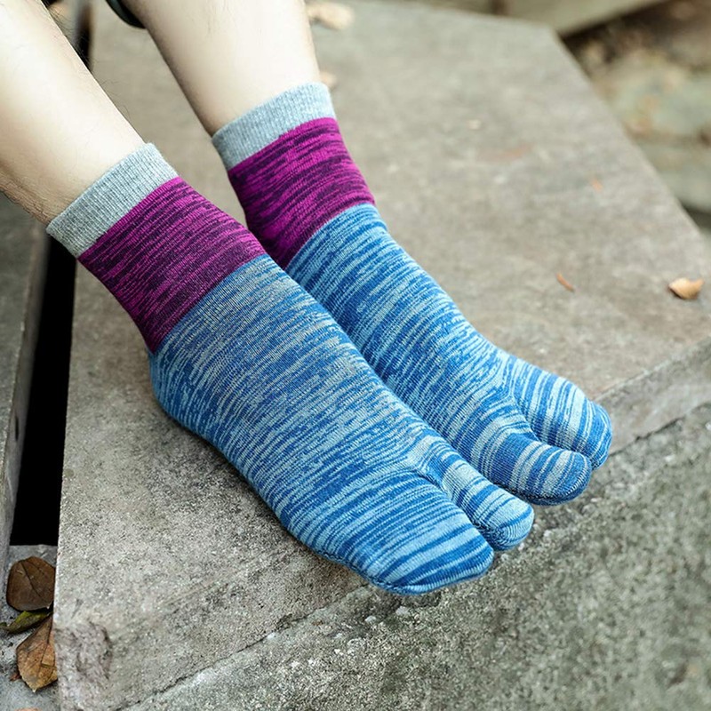 WIOIW Tabi Socks, 2 Toe Socks, Men's Socks, Sweat Absorbent,