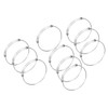 10Pcs Stainless Steel Bangle 1.6mm Adjustable Expandable Coil Bracelet DIY