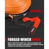 FIERYRED Synthetic Winch Rope 3/8 Inch 100FT - 26500Ibs Winch